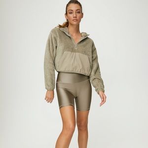 TNA fizzy teddy quarter zip